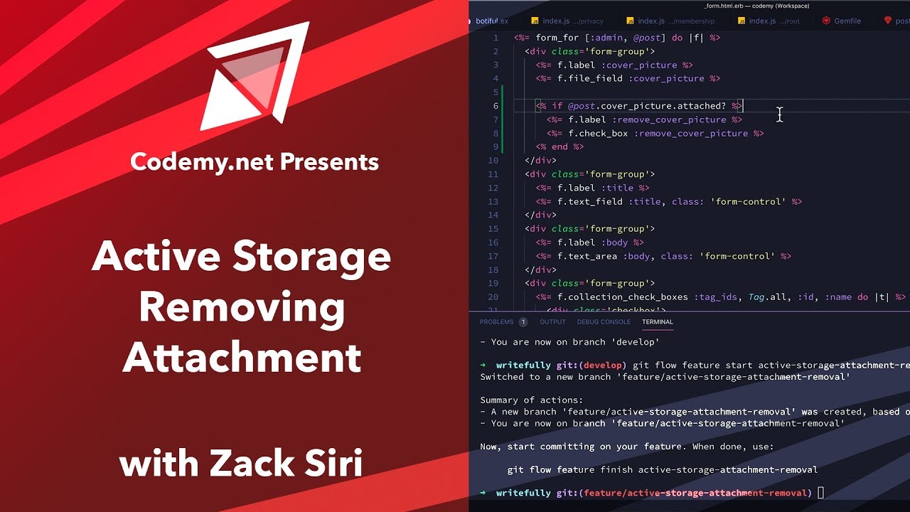Rails: Active Storage Removing Attachment