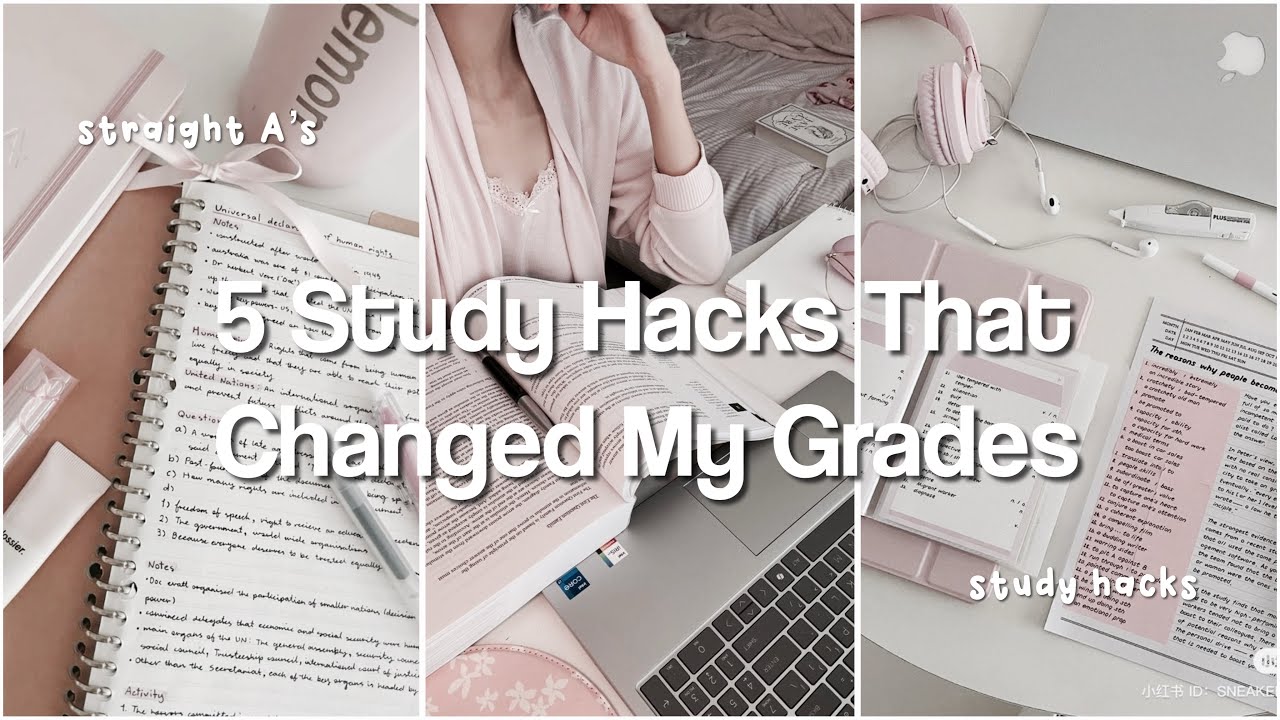 5 Study Hacks That Changed My Grades 💗📚