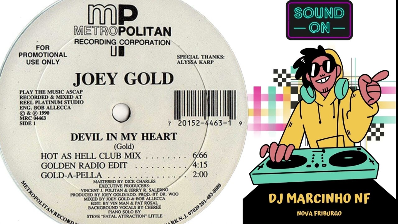 Joey Gold – Devil In My Heart (12'' Single) (24-Bit Vinyl Remastering)