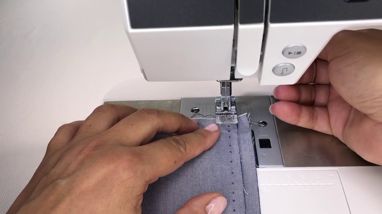 Come fare una cucitura ribattuta piatta