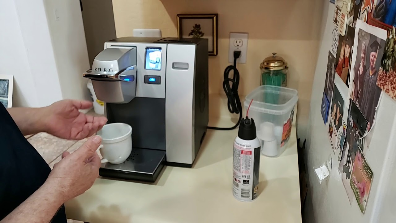 Clearing a clogged Keurig