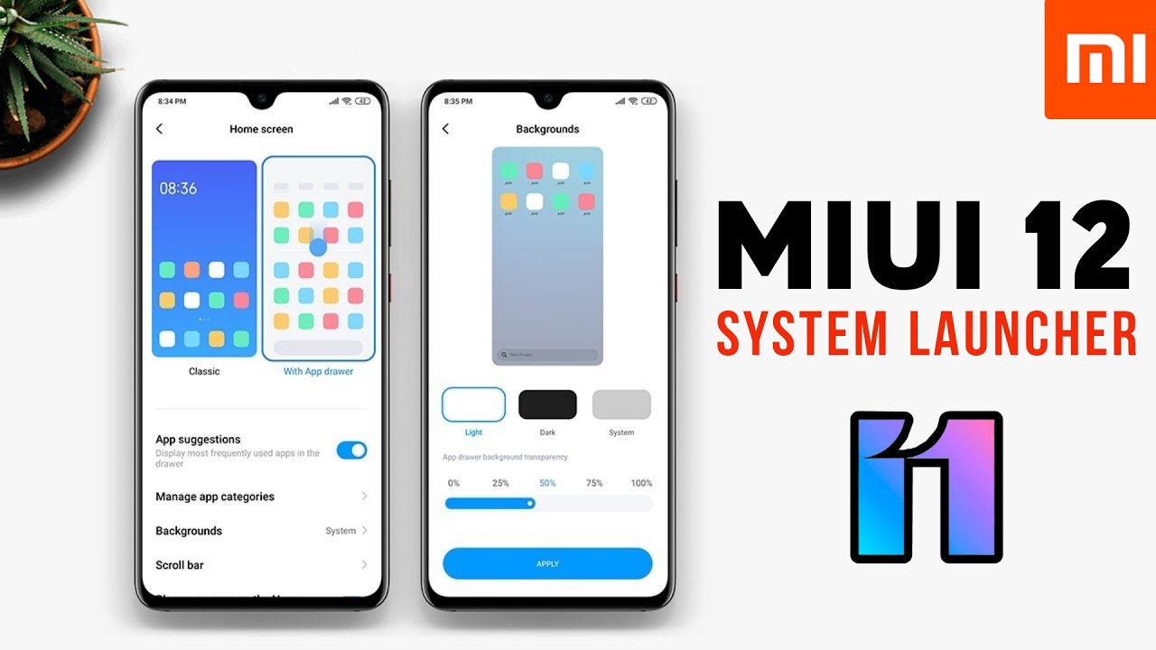 How to Install MiUi 12 New System Launcher with App Drawer in Any Xiaomi Device | Just One Click