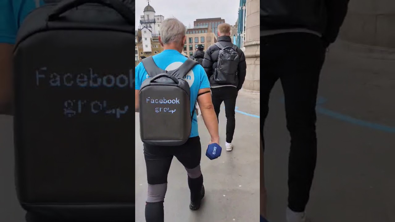 TOWER BRIDGE charity workout Action Medical  Research 