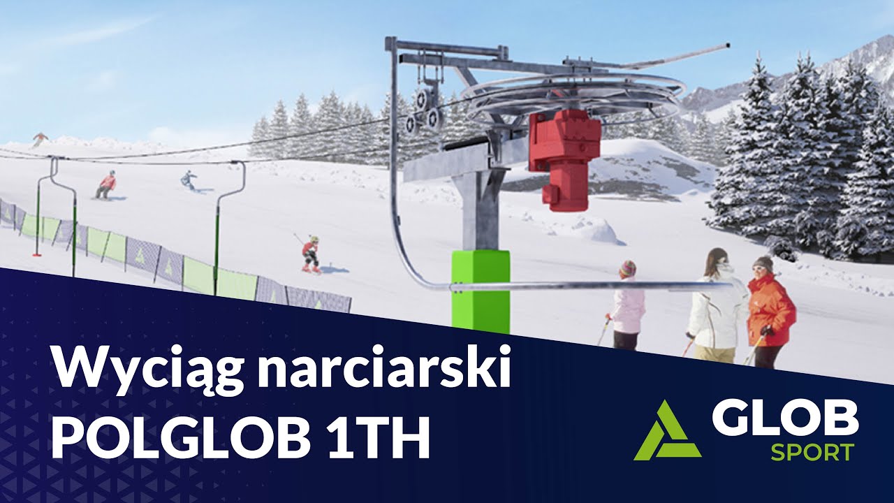 Polglob 1T/H - wyciąg orczykowy talerzykowy / hydrauliczny