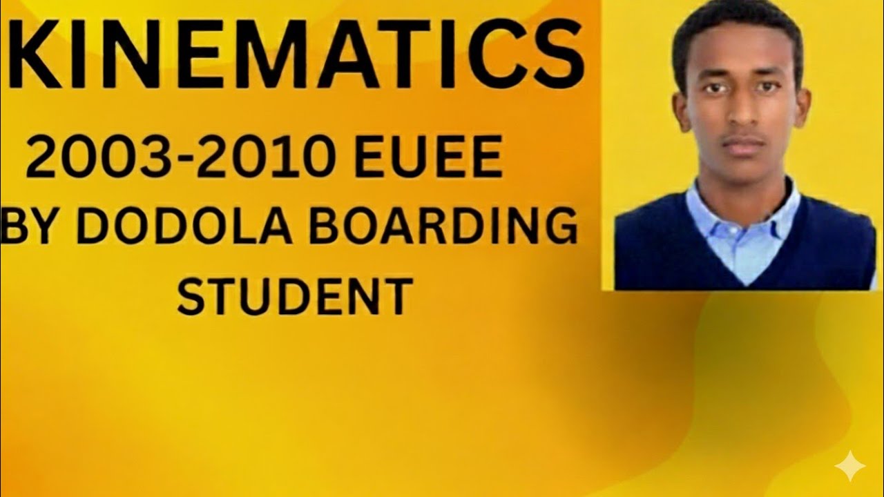 KINEMATICS | EUEE 2002&ndash;2010 Solved | Physics for 2018 EUEE |@Gemlearn-q4l 