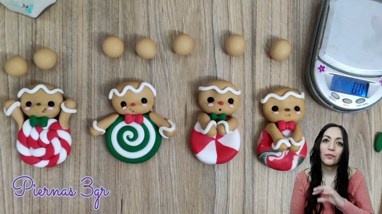 4 adornos de COOKIES Navideñas🍪🎅 super FÁCILES para decorar el ARBOLITO🌲❤️