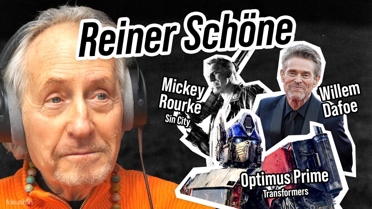 Hollywoodgefl&uuml;ster Podcast mit Reiner Sch&ouml;ne (u. a. Willem Dafoe, Optimus Prime)