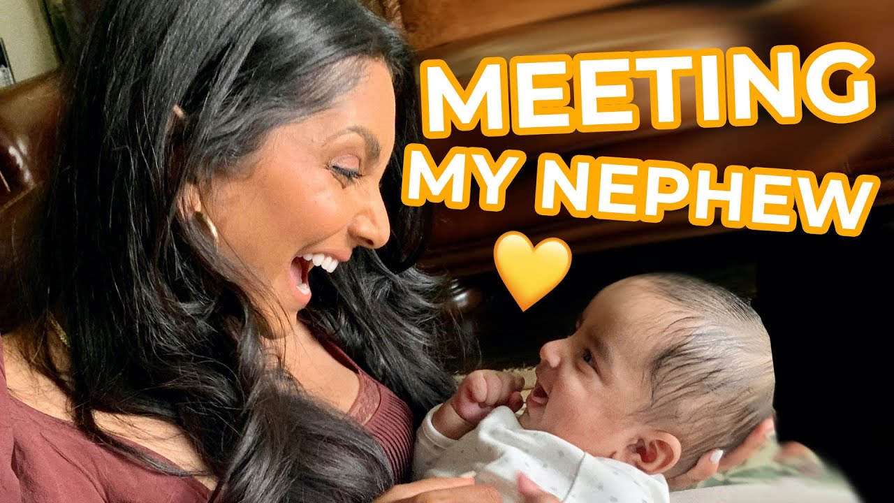 VLOG! MEETING MY NEPHEW!!! | DEEPICA MUTYALA
