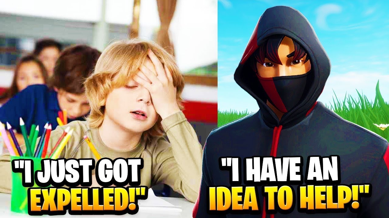 7 Year Old Got EXPELLED From School, So I Helped Him... (Fortnite)
