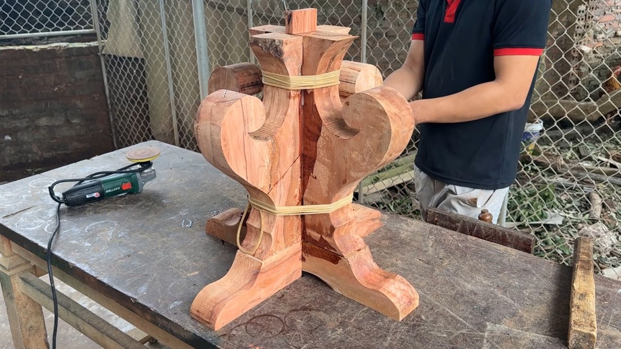 Amazing Tree Stump Transformation! How to Build a High-Value Round Table from a Tree Stump