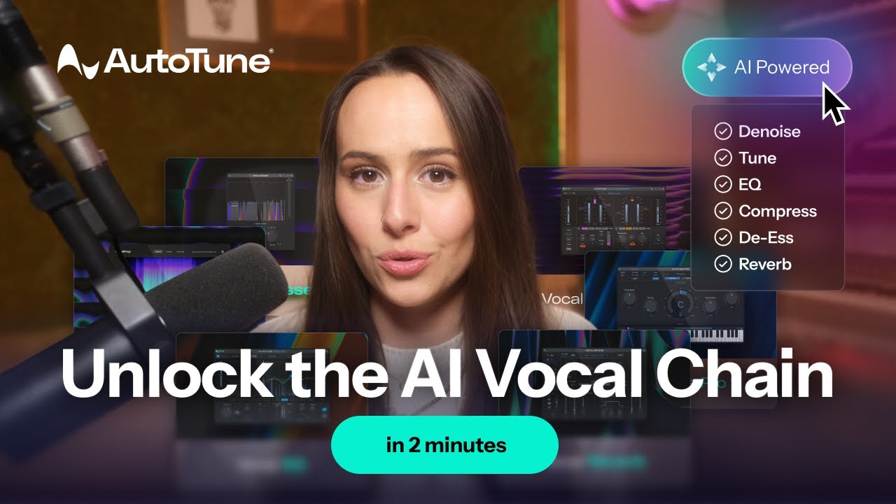 Откройте вокальную цепь на базе искусственного интеллекта с помощью AutoTune всего за 2 минуты пр...