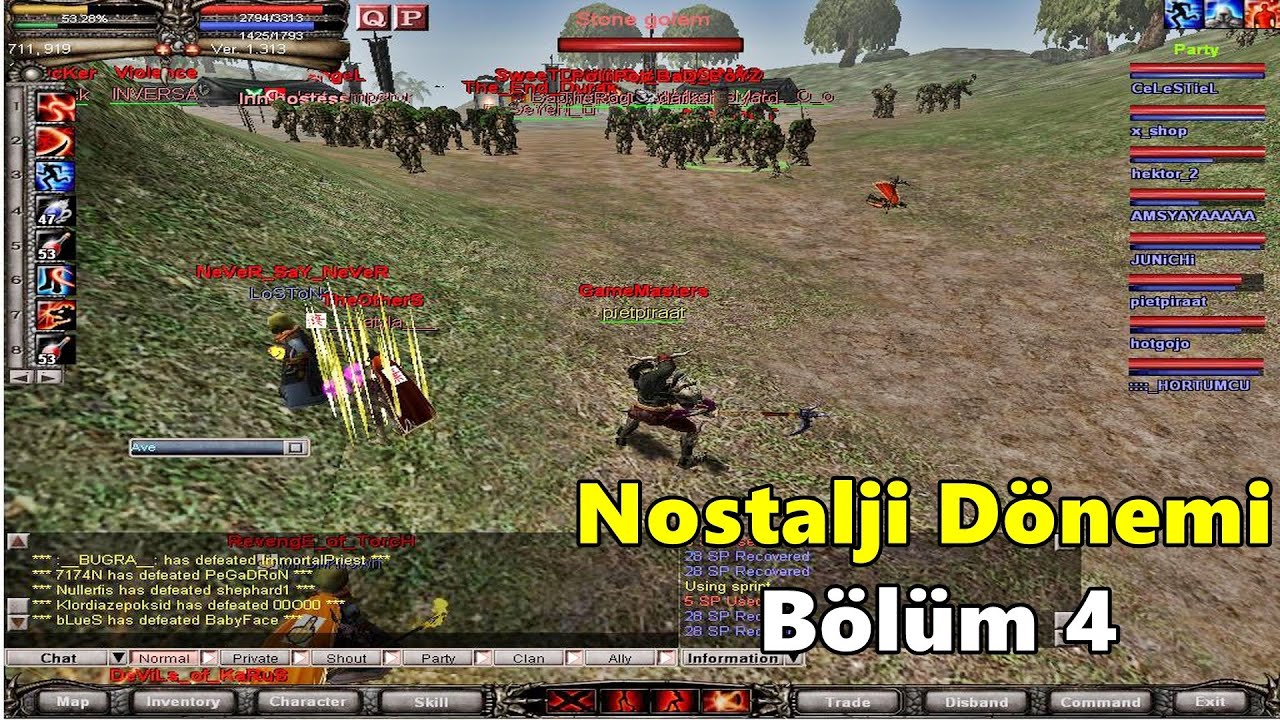 Nostalji Dönemi | Efsanenin Efsane Olduğu Zamanlar! 4 | Knight Online