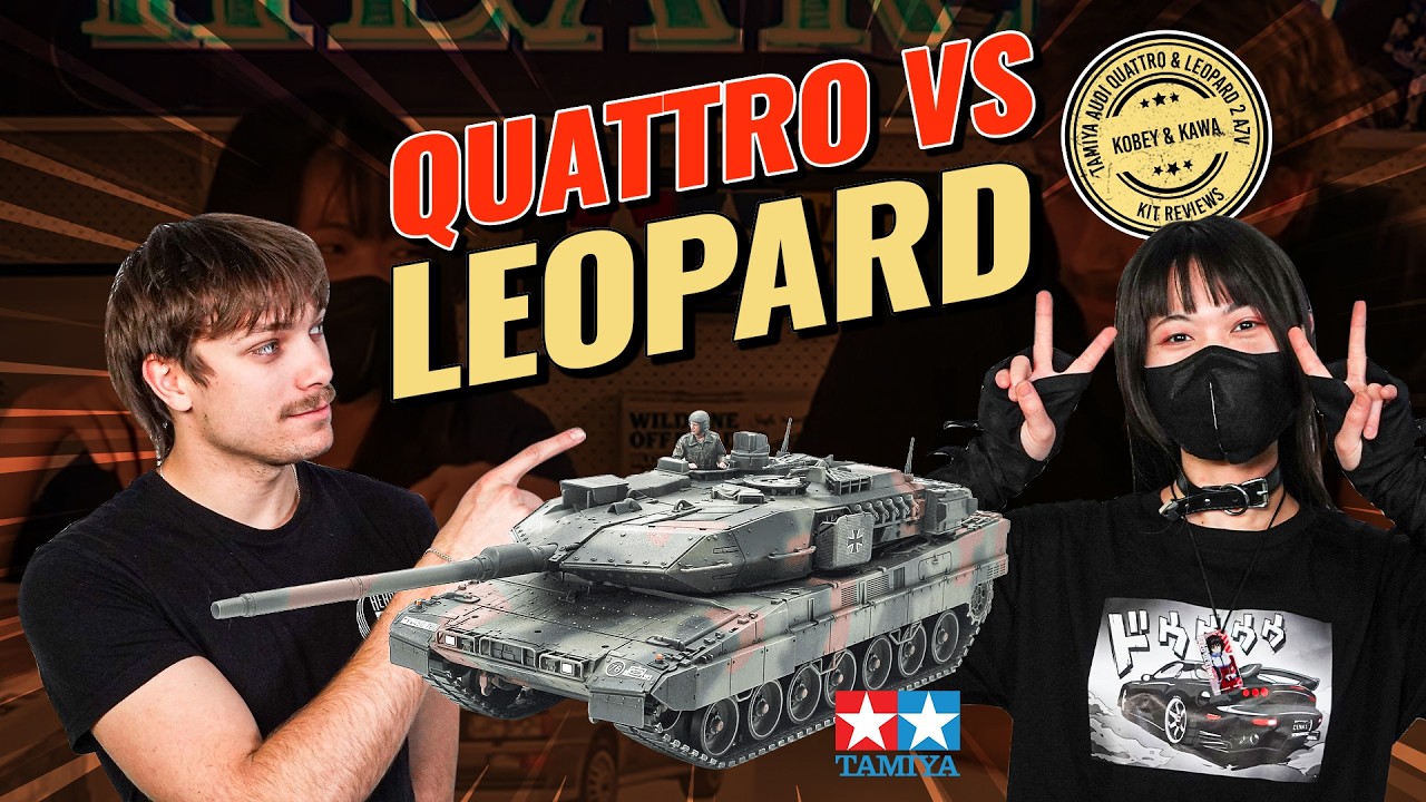 Tamiya Audi Quattro & Leopard 2 A7V | Обзоры наборов | #askhearns