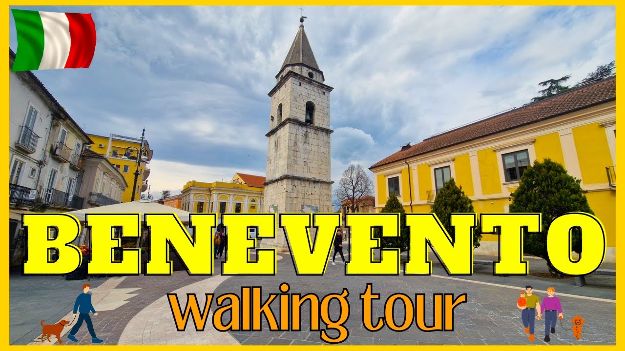 ✨️ Benevento ,  Italy  2025 ✨️ 🇮🇹  [ 4K  ]    Walking Tour    #italy   #walkingtours