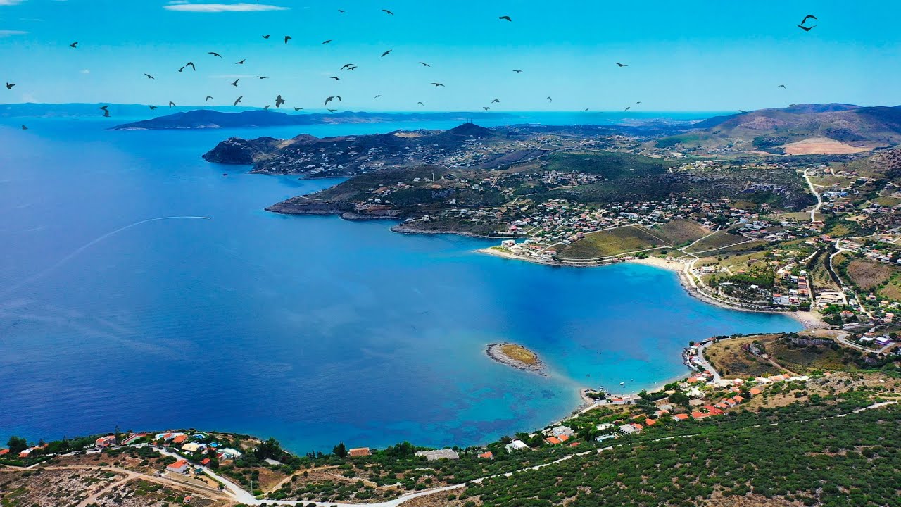 Κακή Θάλασσα (Kaki Thalassa) | Μονή Πευκοβουνογιατρίσσης #greece #drone