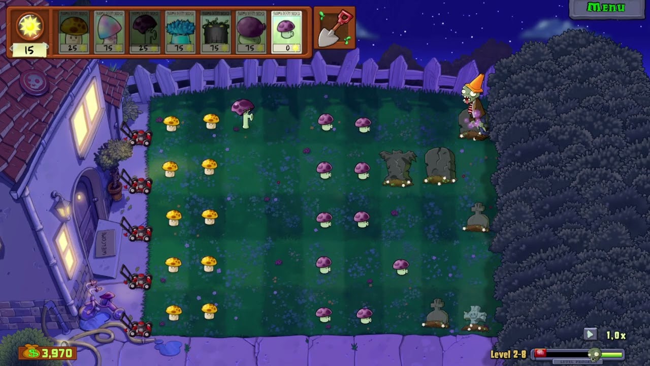 Plants Vs Zombies Replanted | Adventure: 2-8