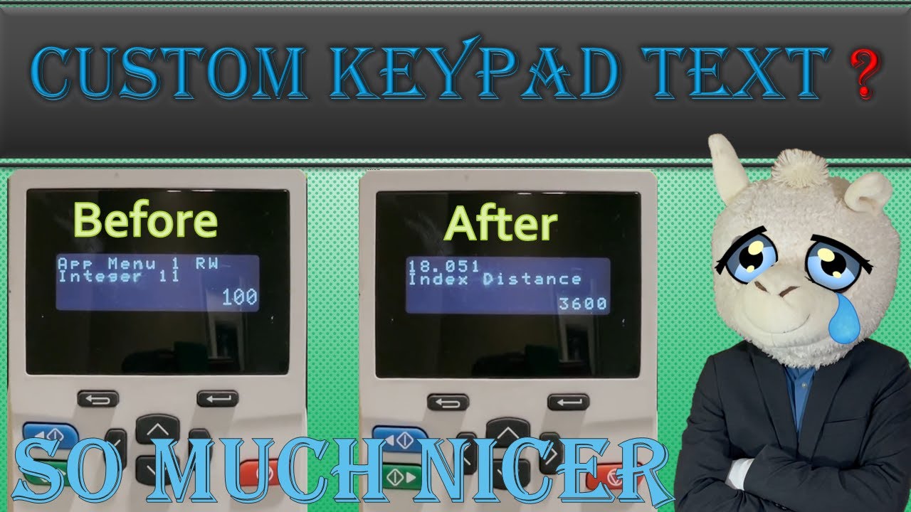 Can you customizing the KI-Keypad's parameter names?