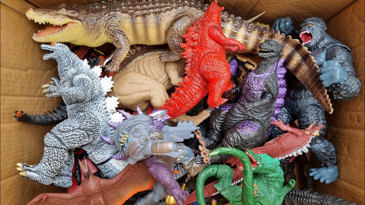 Hunting Found Godzilla vs Kong, T-Rex, Shark, Distortus Rex, Skar King, Ghidorah, Skullcrawler