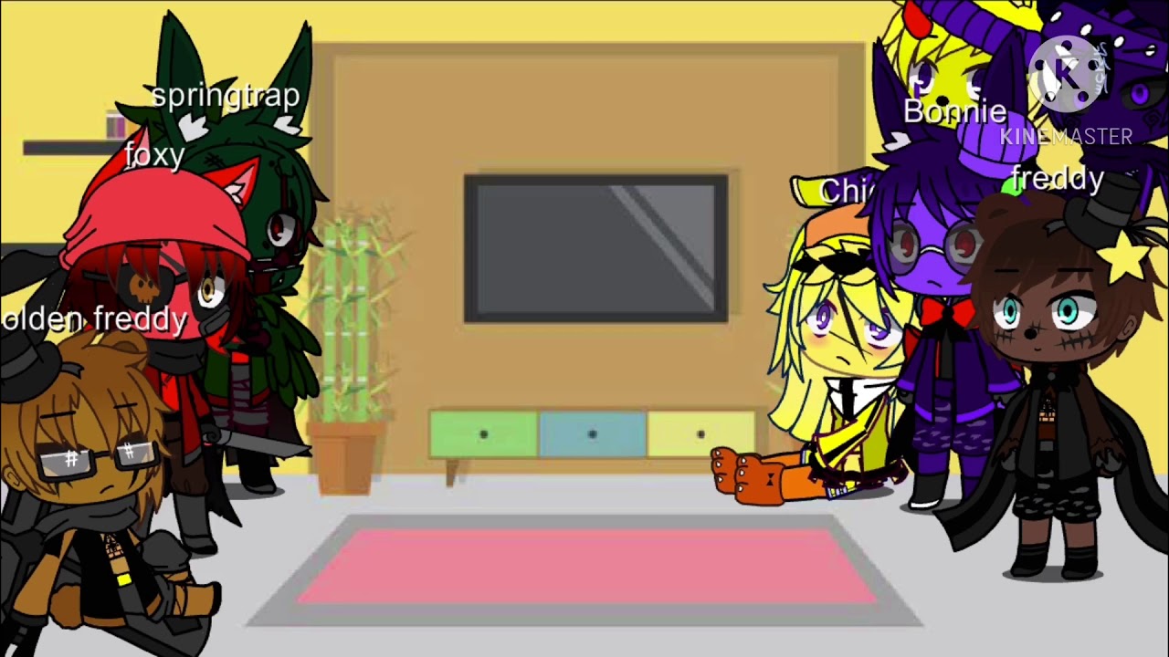 Fnaf and them (gacha club) react to darkest desire (not mine)