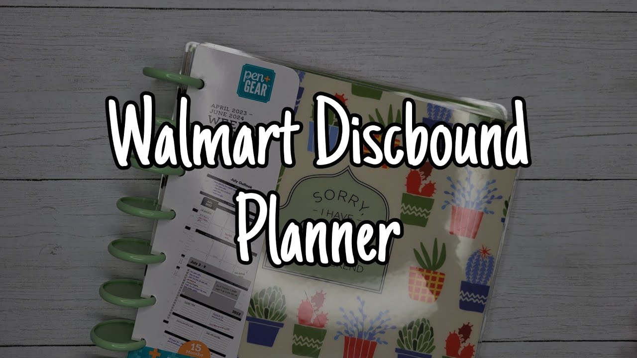 Walmart Has DISCBOUND Planners?! | Pen + Gear Dashboard Layout | Happy Planner Dupe
