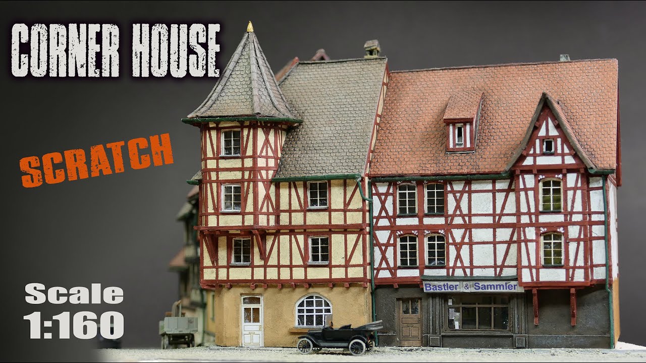 Crafting a corner house | TUTORIAL | Diorama