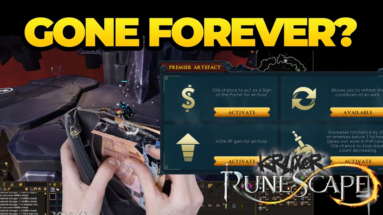 Компания Jagex УДАЛИЛА главный артефакт (стоит ли он еще того?).
