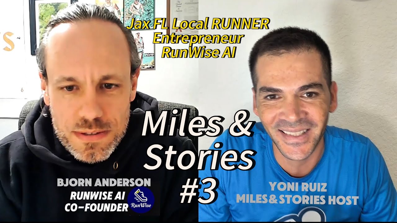 Bjorn Anderson! From Distance Runner To RunWise AI Co-Founder! Miles&Stories #3