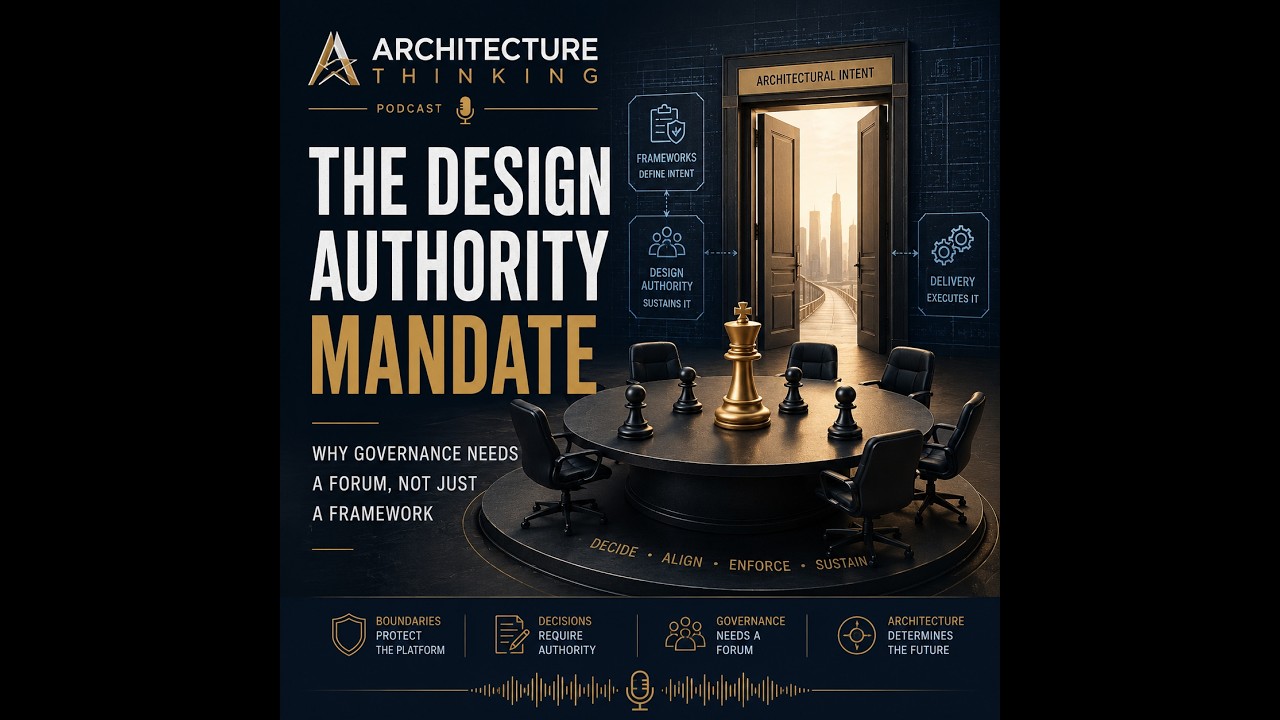 The Design Authority Mandate | Why Governance Needs a Forum, Not Just a Framework