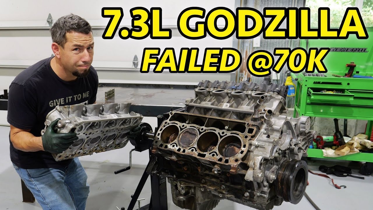 JUNK ALREADY? FORD 7.3L GODZILLA V8 TEARDOWN! Why Can't Auto Manufacturers Get This Right?