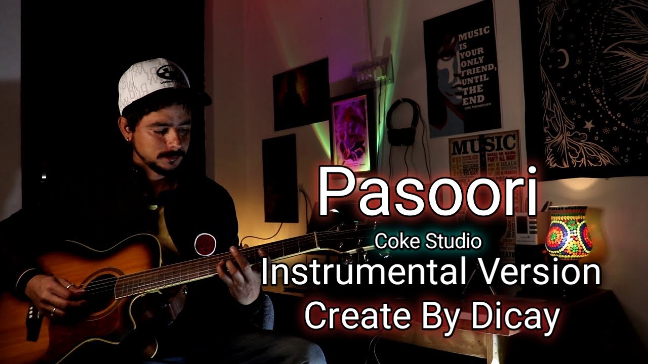 Pasoori - Instrumental Cover ( Coke Studio ) By Dicay