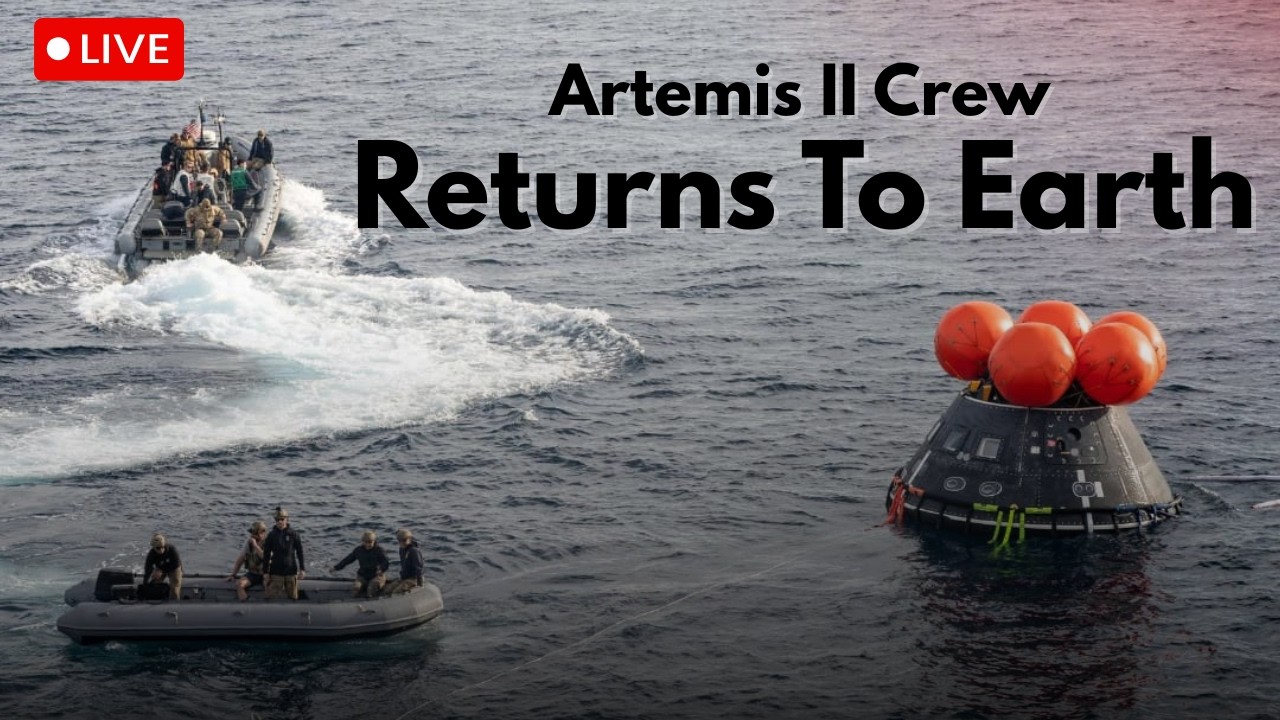 LIVE | Artemis II Crew Return To Earth After Completing Moon Mission | NASA I Space
