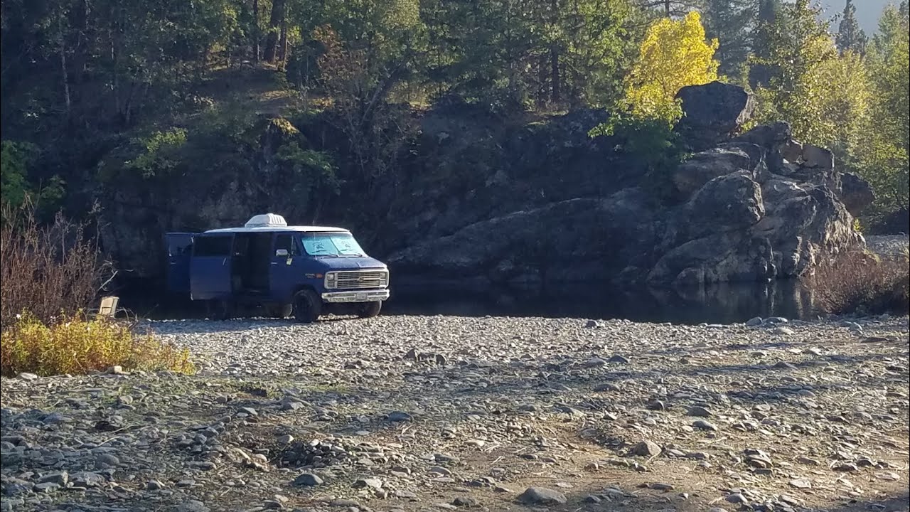 California salvage 1984 Chevy G20 6.2L Diesel Van Down by the River narrated walkthrough