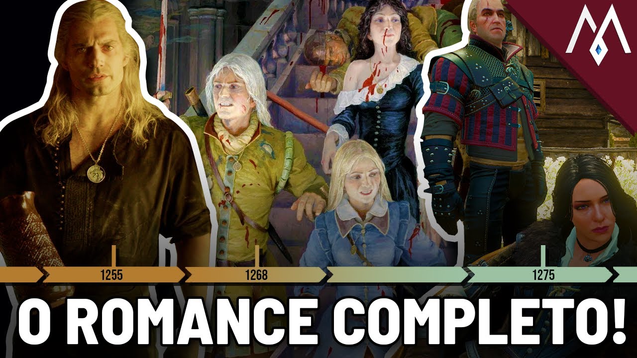 A cronologia da história de Geralt e Yennefer | The Witcher livros e jogos