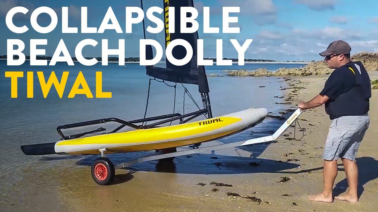 Collapsible Beach Dolly with Tiwal
