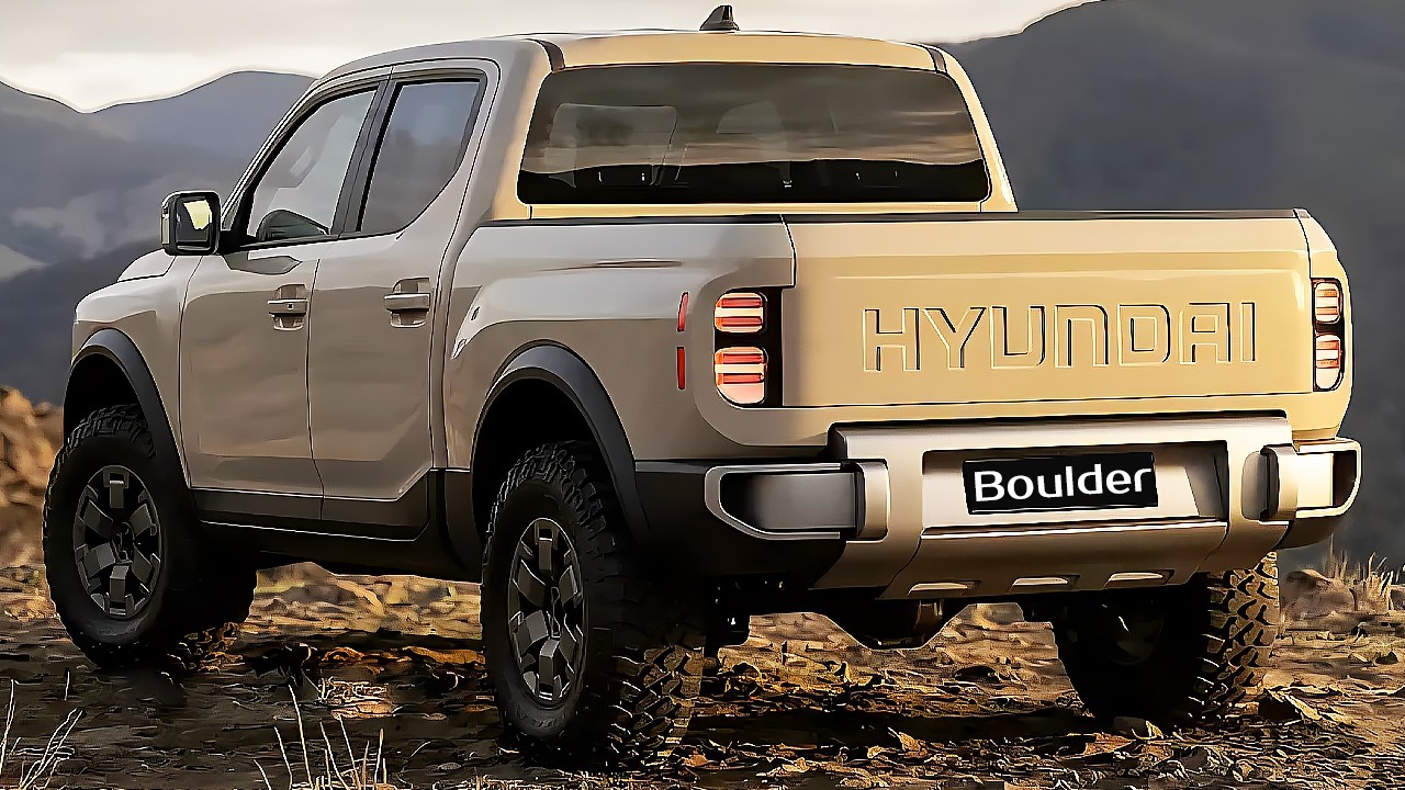 Совершенно новый пикап Hyundai Boulder &mdash; первый взгляд.
