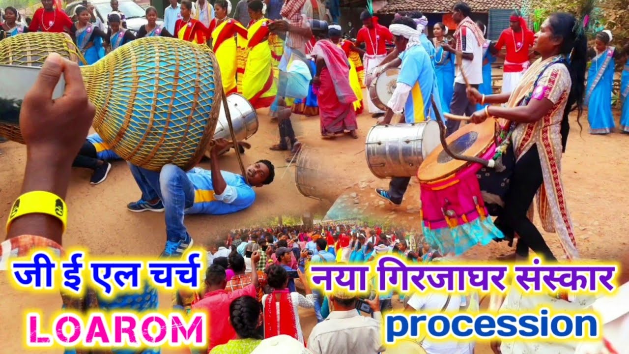 Nagda Baja Ke Sath Dhamakedar Procession//Girja ghar Sanskar Loarom Odisha#soyofficial @soyvlogs