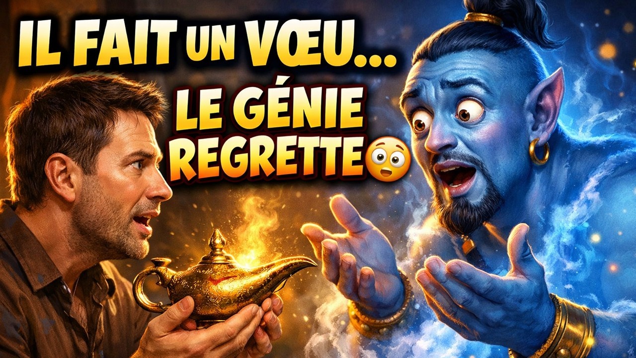 il fait un v&oelig;u... le g&eacute;nie regrette 😳 Blague du Jour