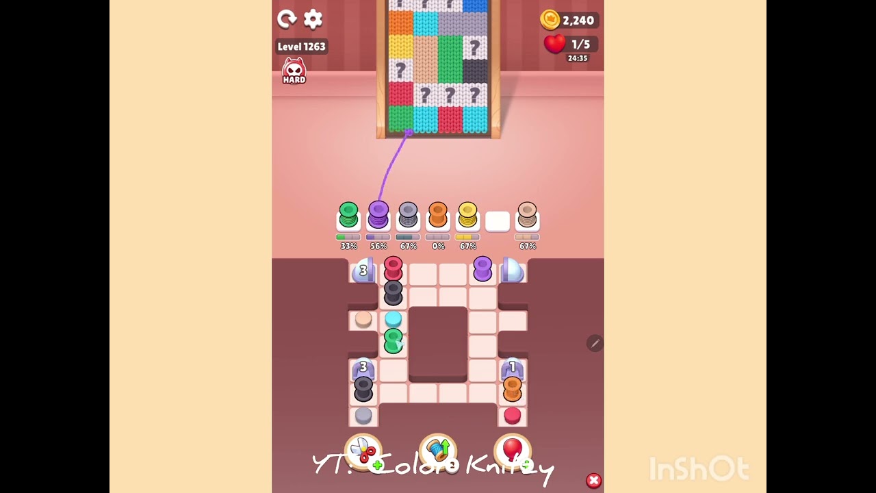 Color Knitzy level 1263 (HARD)