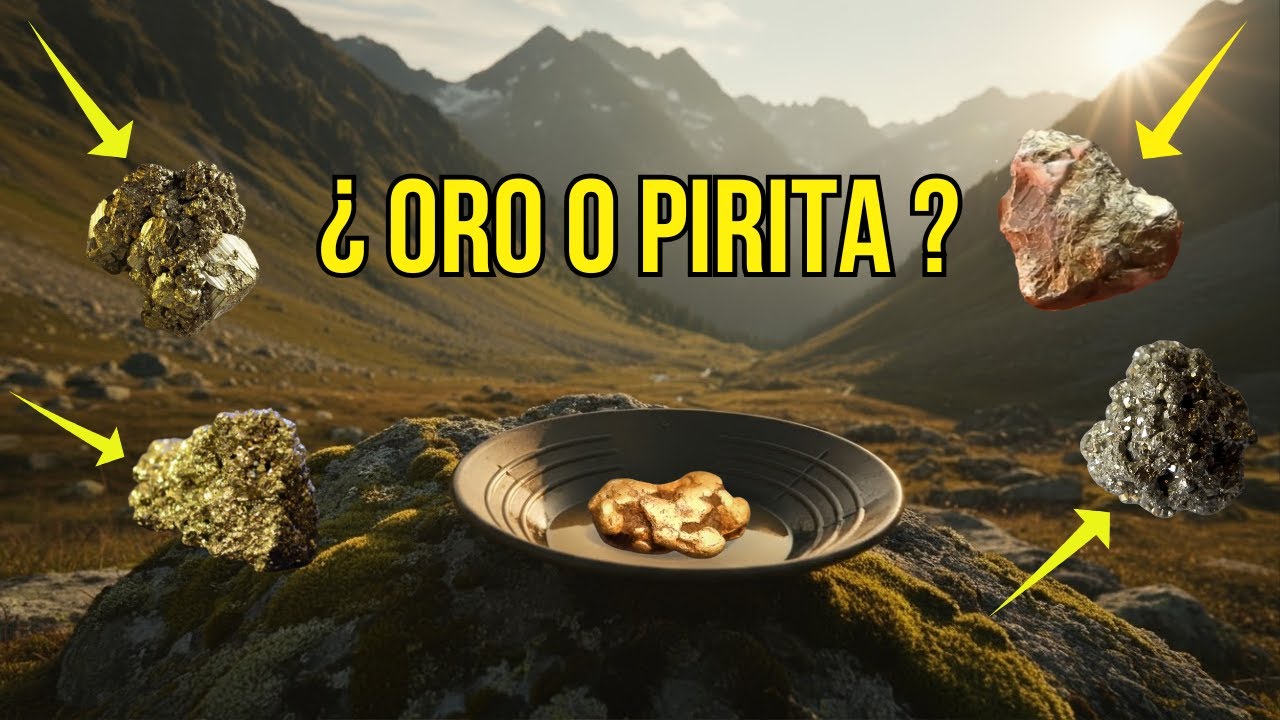 Los 5 Minerales que Revelan D&oacute;nde Est&aacute; el ORO (y c&oacute;mo evitar confundirlo con la Pirita)