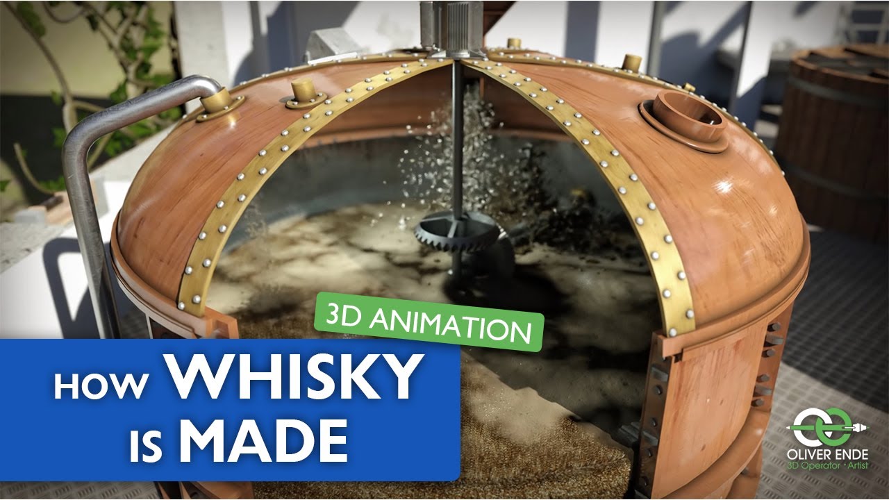 Как делают виски - 3D анимация о производстве виски (ремейк 2020)