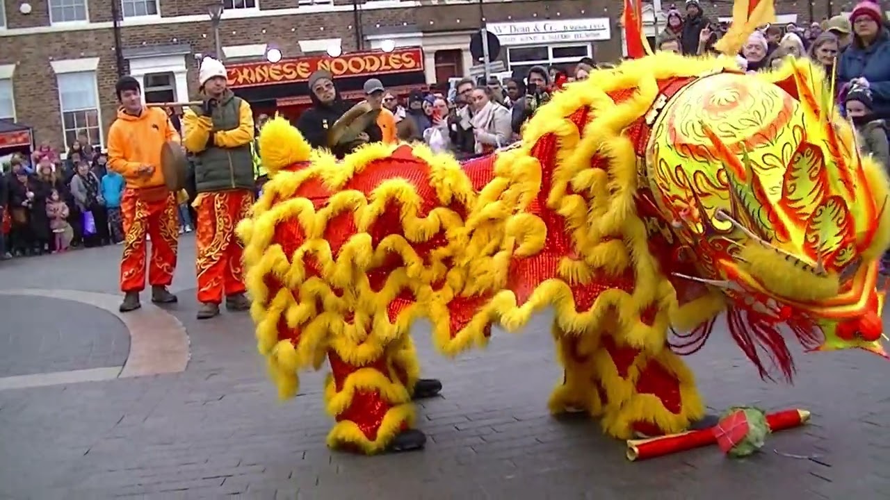 Sunderland UK| How Chinese New Year is Celebrated| Dragon Dance Lunar New Year