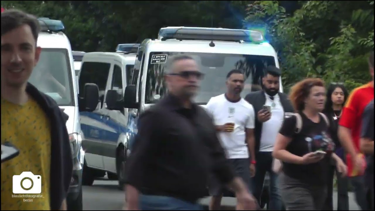 🇪🇸 vs. 🏴󠁧󠁢󠁥󠁮󠁧󠁿| EM-Finale in Berlin| Einsatzfahrten Polizei,SEK uvm.