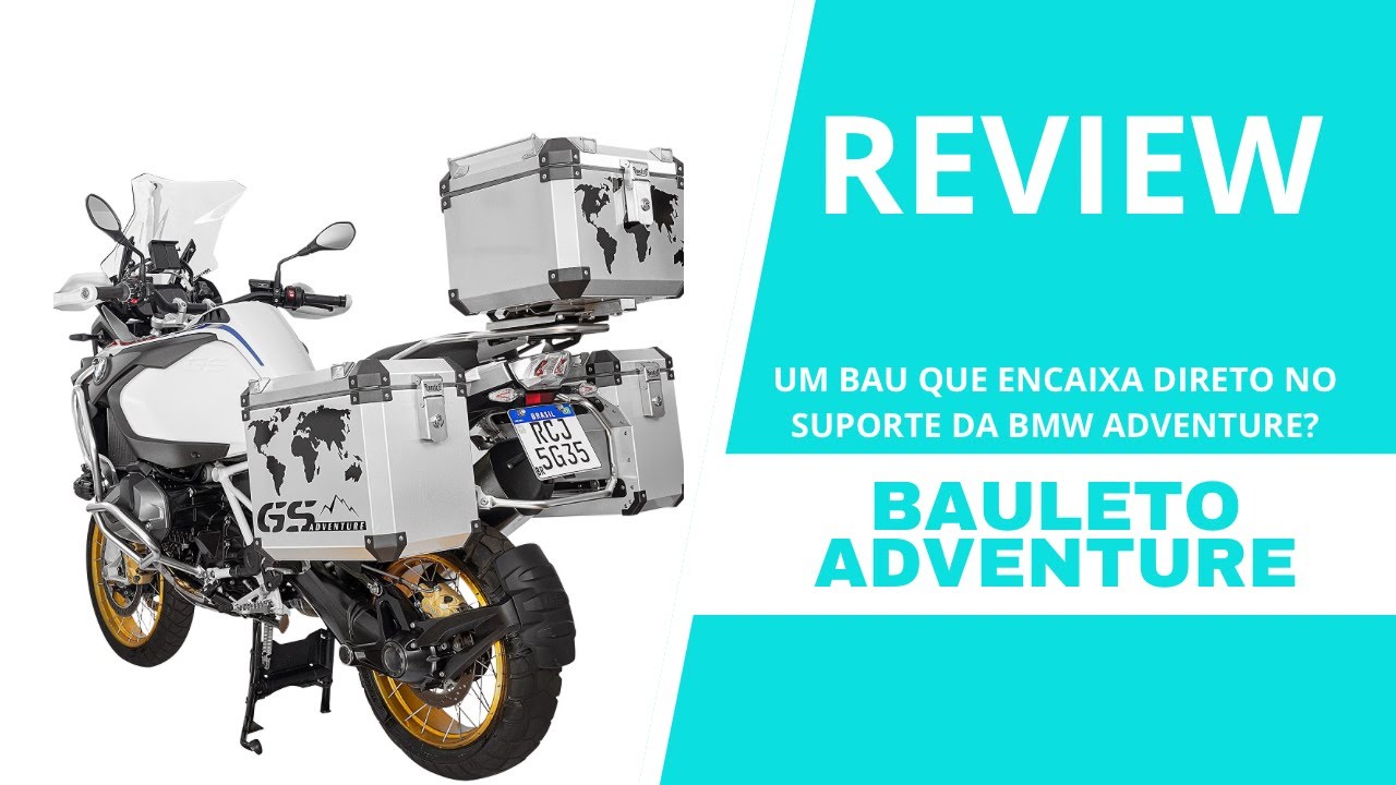 Qual bauleto encaixa direto no suporte original BMW Adventure?