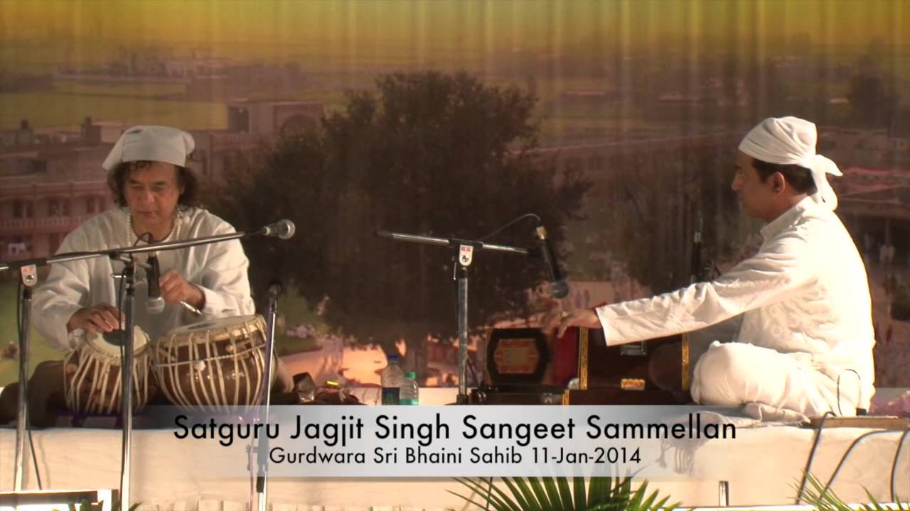 Ustad Zakir Hussain during Satguru Jagjit Singh Sangeet Sammelan, Sri Bhaini Sahib