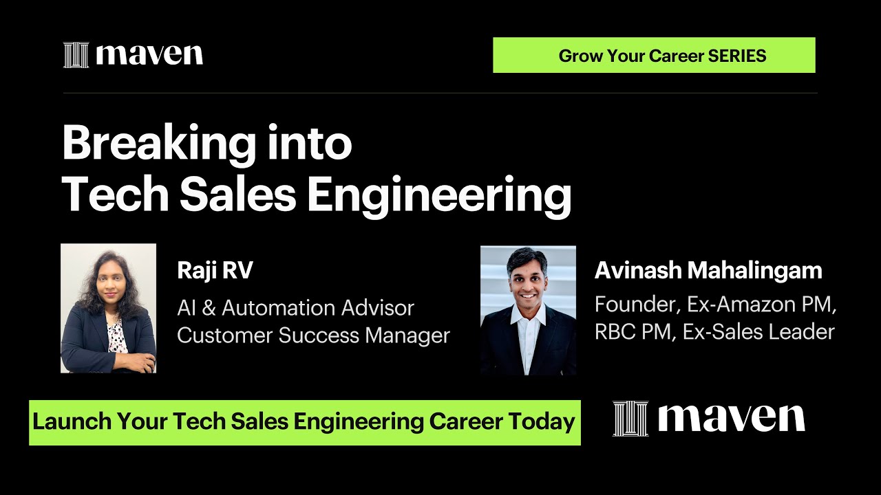 Breaking into Tech Sales Engineering - Lightening Session