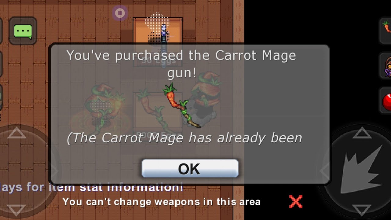 Purchasing Carrot Mage 