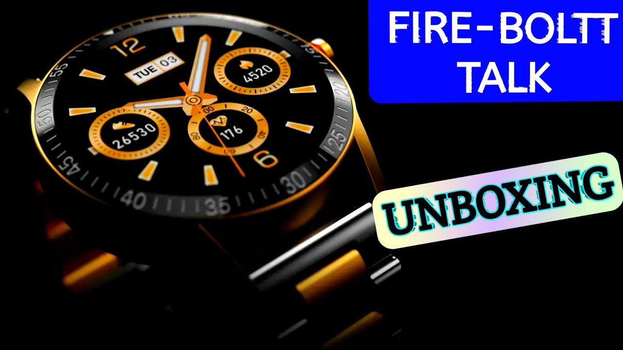 Fire Boltt Talk Smartwatch Unboxing 🔥 | First Look Of Fire Boltt Talk Smart⌚️