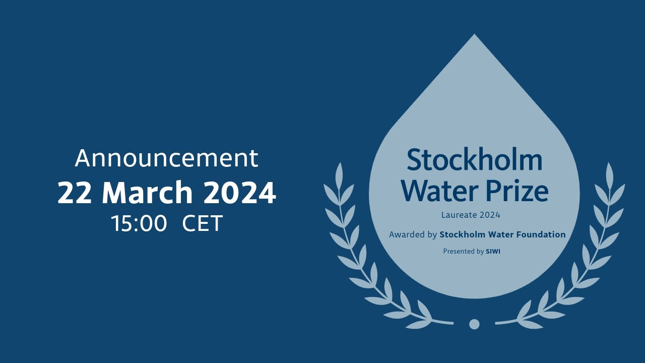 Stockholm Water Prize 2024 Announcement