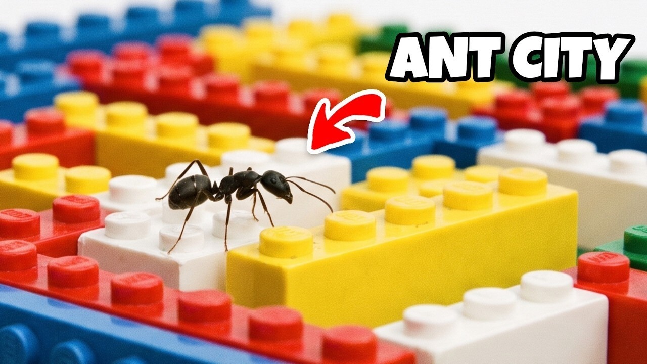 Zbudowałem miasto LEGO dla mr&oacute;wki
