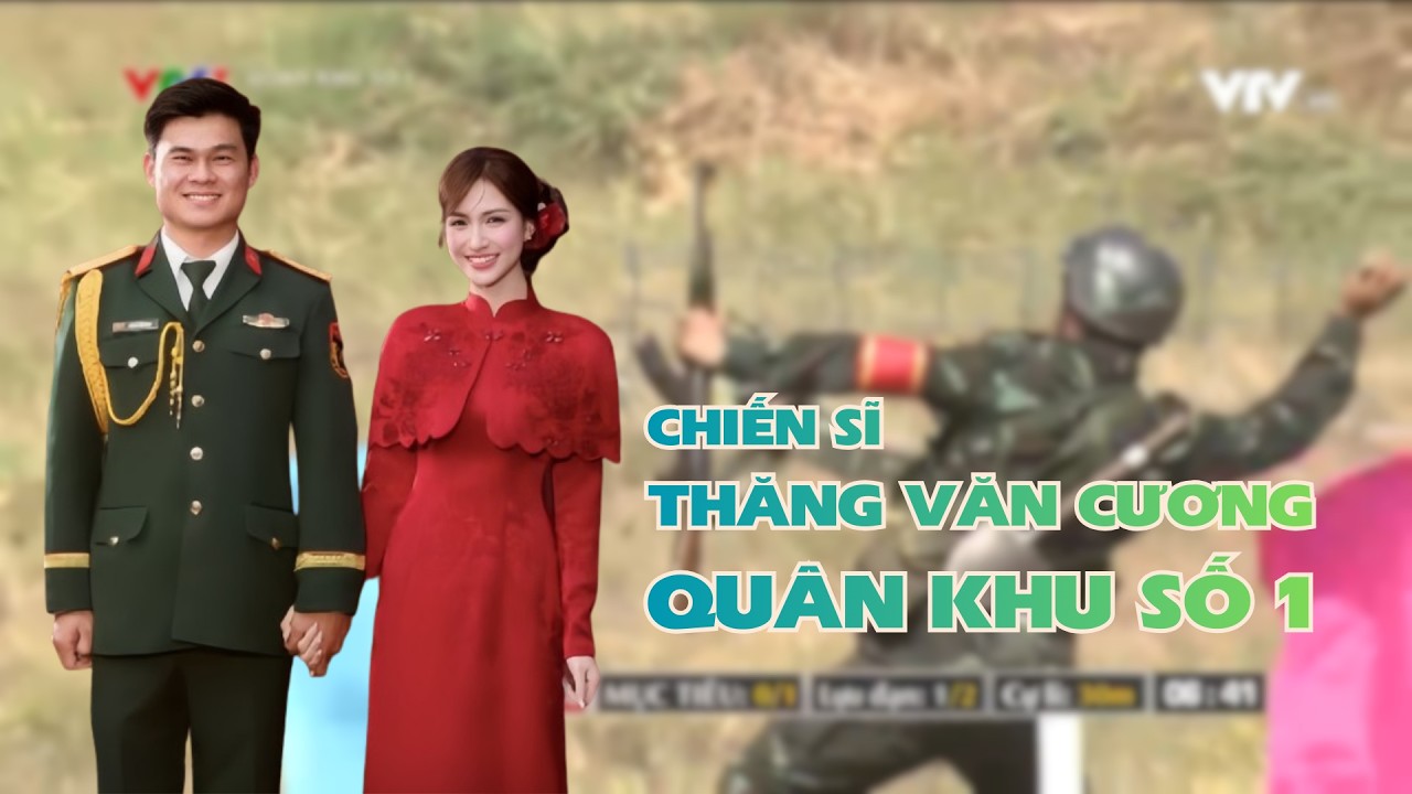Chiến sĩ Thăng Văn Cương - chồng Hoà Minzy bắn súng siêu giỏi trong Quân Khu số 1